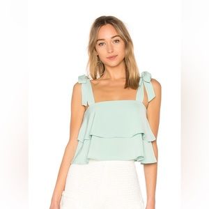 Helene Tie Strap Top Revolve